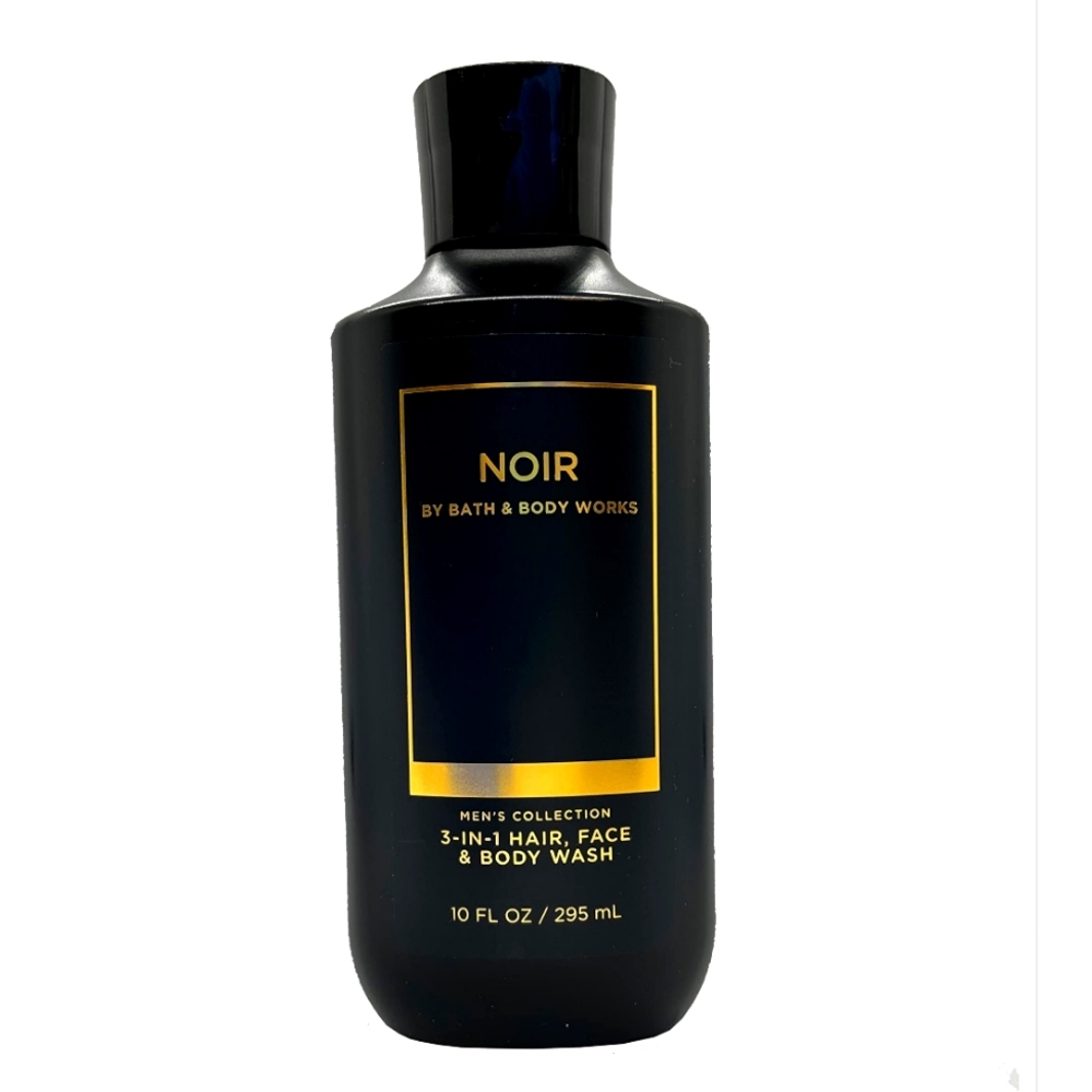 Bath & Body Works Men's Collection 3-In-1 Hair, Face & Body Wash 10oz (Noir)
